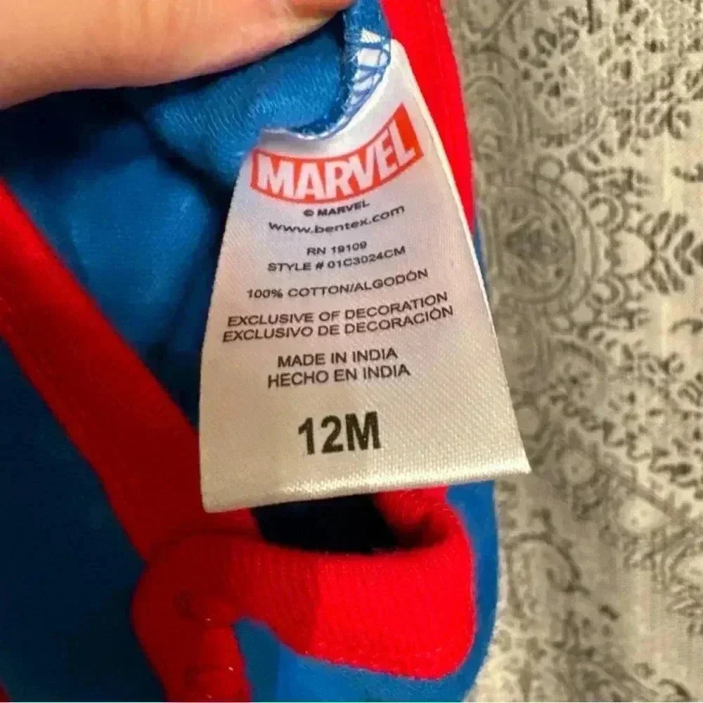 Marvel Captain America Unisex Bodysuit NWOT